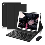 Teclado Bluetooth + Capa + Mouse Para iPad 9ª Geração 10.2''