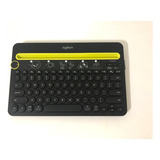 Teclado Bluetooth Logitech K480 Qwerty Inglês Us Cor Preto