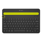 Teclado Bluetooth Logitech K480 Qwerty Inglês Us Cor Preto