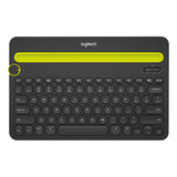 Teclado Bluetooth Multi-device Preto K480 Logitech Padrão Us