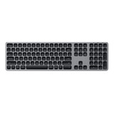 Teclado Bluetooth Satechi Estendido Inglês-us Space Gray