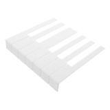 Teclado Branco, Piano, Capa De Chave Branca Vertical, 52 Uni