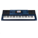 Teclado Casio Arranjador Sintetizador Mz-x500 61 Azul Mzx500