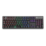 Teclado Cybertronic Content Blue Usb2.0 Cor De Teclado Preto Idioma Português Brasil