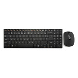 Teclado E Mouse Sem Fio Slim Usb 1600dpi Ajustável Tc202