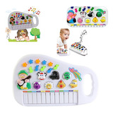 Teclado Fazendinha Infantil Brinquedo Educativo Som Animais
