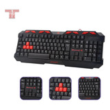 Teclado Gamer Fortrek Spider Gk706 Vermelho Abnt2 Usb