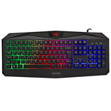 Teclado Gamer Led Semi Mecânico Anti-ghosting Usb Multimídia