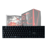 Teclado Gamer Mecânico Usb Switch Blue Português Rgb Knup Cor De Teclado Preto Idioma Português Brasil