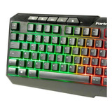 Teclado Gamer Multimidia Fortrek Spider Black