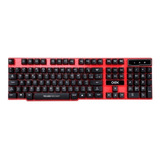 Teclado Gamer Oex Red Shot Tc 202 Preto - Vitrine