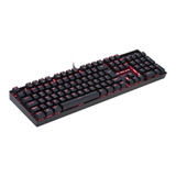 Teclado Gamer Redragon Mitra K551 Português Outemu Blue