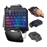 Teclado Gamer Single Hand Led Rgb Knup