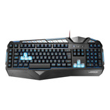 Teclado Gamer Warrior Morani Tc209 Preto