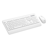 Teclado Lecoo S/fio + Mouse Kw202 Branco