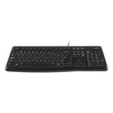 Teclado Logitech K120 Qwerty Português Cor Preto