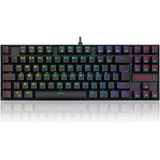 Teclado Magnetico Gamer Kumara Pro Rgb Preto Switch Brown Idioma Português Brasil