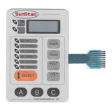 Teclado Máq Costura Travete Sun Star 1201 Antigo - Cód 1038