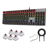 Teclado Mecanico Computador Gamer Keycaps Abnt2 Adamantiun