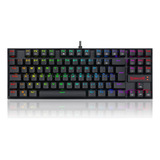 Teclado Mecânico Gamer Kumara Pro Switch Marrom Rgb Redragon