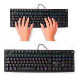 Teclado Mecânico Gamer Led Rainbow Multimidia