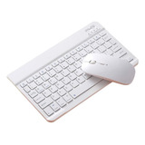 Teclado Mouse Bluetooth + Capa Couro Barracha iPad 5/6 9.7 