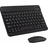 Teclado + Mouse Bluetooth Para Notebook E Tablet