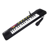 Teclado Musical Infantil Microfone Educativo Karaoke