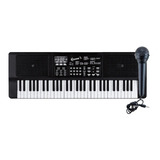 Teclado Musical Para Iniciantes Queens 61 Teclas 10 Musicas