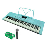 Teclado Musical Profissional 61 Teclas Usb