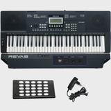 Teclado Musical Revas Kb-330 61 Teclas Preto Com Kit