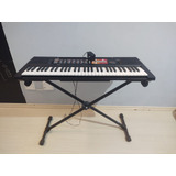 Teclado Musical Yamaha Arranjador Psr F51 Com Fonte