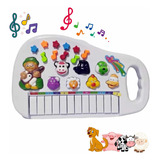 Teclado Piano Infantil Musical Luz Som