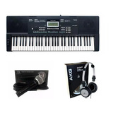 Teclado Revas Kb330 Roland Microfone Regent E Fone K414 Kit