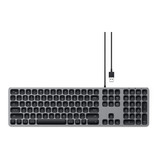 Teclado Satechi Metallic Series Aluminum Wired