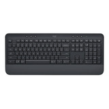 Teclado Sem Fio Signature K650 Grafite Logitech Cor Cinza-escuro
