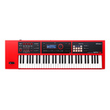 Teclado Sintetizador Roland Vermelho Com 61 Teclas - Xps-30
