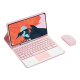 Teclado Touch Sem Fio + Capa +mouse Para Samsung Tab A9 Plus