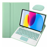 Teclado Touchpad + Mouse + Capa Para Tab S7 Fe / S7+ / S8+