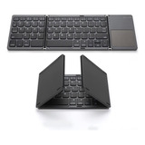 Teclado Universal Dobrável Bluetooth Touch Android Windows