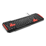 Teclado Usb - Multilaser Multimidia Gamer Red Keys Tc160