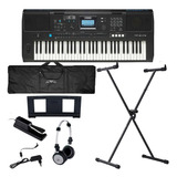 Teclado Yamaha Arranjador Psr E473 + Kit