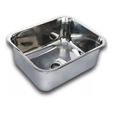 Tecnocuba Industrial Cuba Cozinha Pia 50x40x25 Aço Inox 304 Cor Prateado 