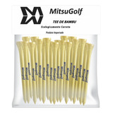 Tee De Golfe De Madeira Com 8 Cm  - 20 Unidades