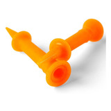 Tee Etage 100 (10 Unidades 37mm) - Cor Laranja