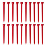 Tee Inquebravel De Pvc Para Golfe - 8 Cm - 20 Unidades