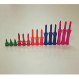 Tee Plástico Para Golfe 3,11,18,38 E 48mm - Pacote C/ 15 Pcs
