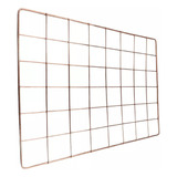 Tela Aramada Memory Board Quadro Fotos Rose Gold 40x40