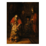 Tela Canvas P/ Quadro Rembrandt Retorno