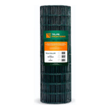 Tela Cerca Jardim Revestida Verde 1,0m X 25m - Fronteira